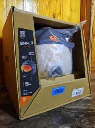 PRILBA SINNER MONTBLANC VISOR MATTE BLACK 51-54CM